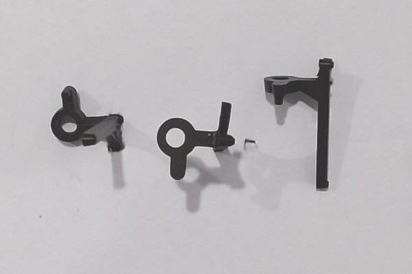 BRAKE SHOE / LH FRONT / DIE-CAST / BLACK / 21.62mm L / PS 1 / PREMIER CLASS A 2-6-6-4 