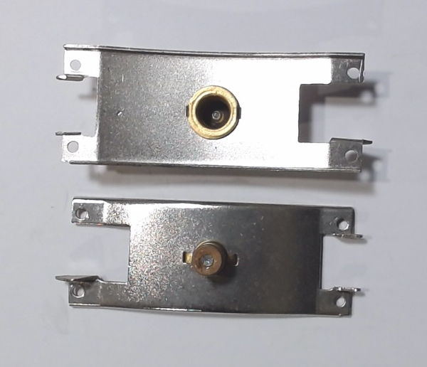 CROSS BRACE / STAMPED METAL / W/SCREW BASE SOCKET / TINPLATE STANDARD GAUGE STATE CAR 