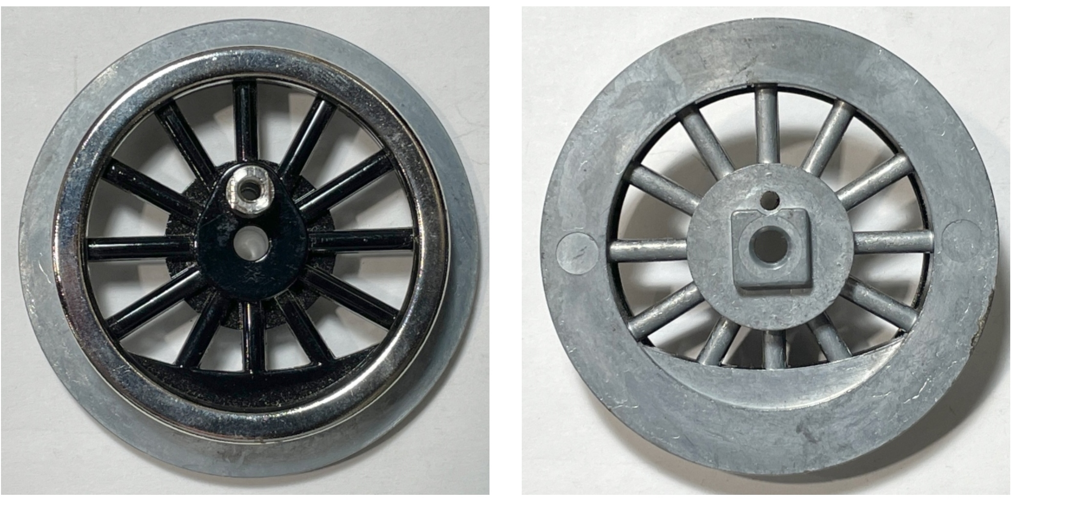 WHEEL / W/BLACK SPOKES / WITH BOSS / WITH LUG / TINPLATE STANDARD GAUGE 4696 / USE WITH TRADITIONAL BULL GEAR TPSL00301
