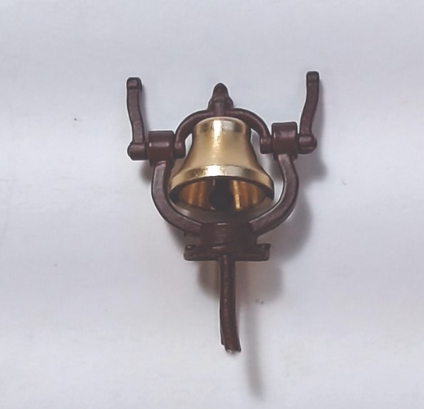 BELL & YOKE / W/CRADLE / DULL BRASS & BROWN / PREMIER AMERICAN & ESE 4-4-0