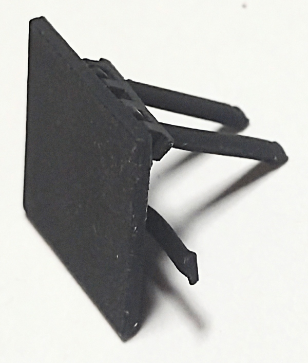 CAB VENT / W/HINGES / SMALL / BLACK / PREMIER AMERICAN & ESE 4-4-0