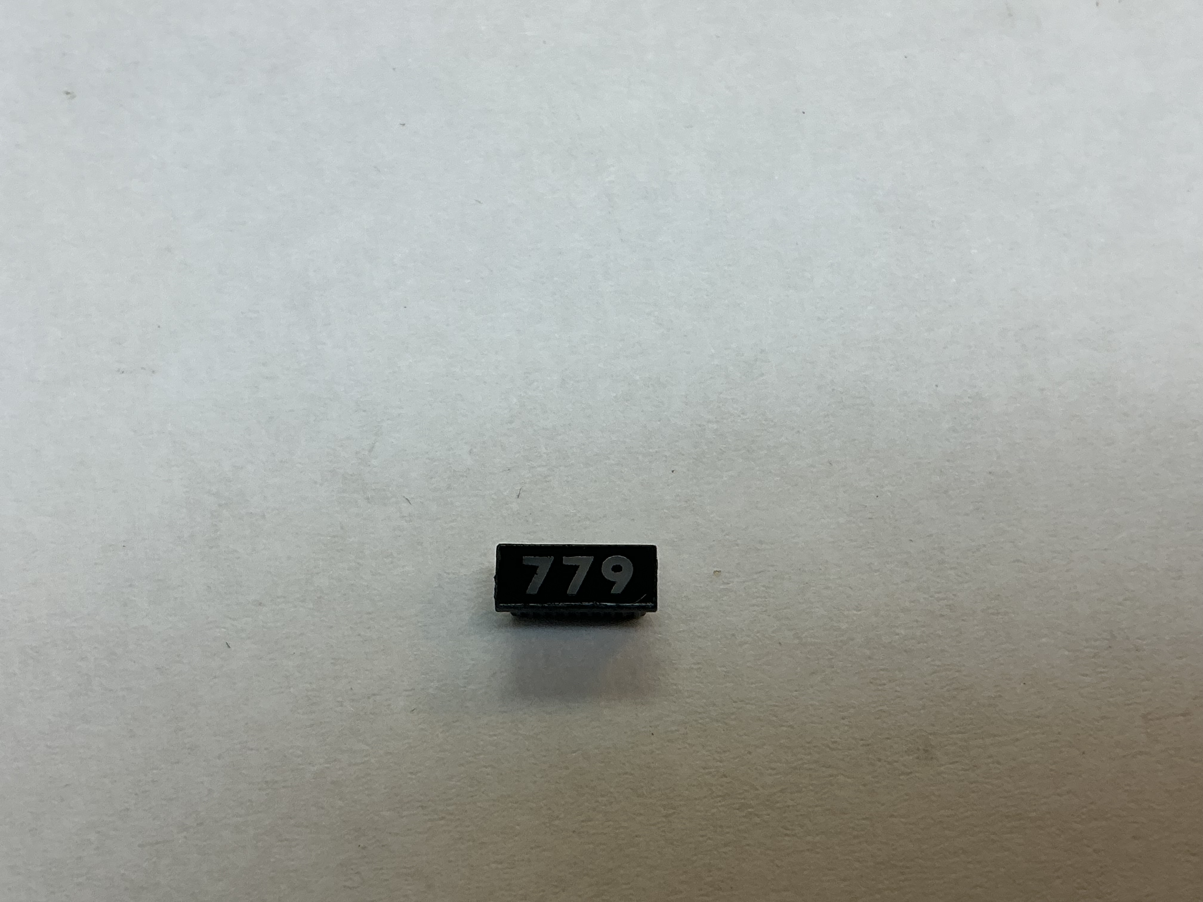 NUMBER BOARD / RH OR LH / HEADLIGHT HOUSING / #779 / PREMIER CAMELBACK 4-6-0