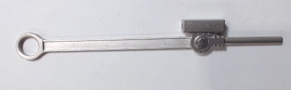 MAIN ROD & CROSSHEAD ASSEMBLY / RH / SATIN NICKEL / RAILKING 4-6-2 & 4-6-4