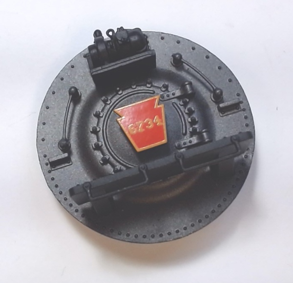 BOILER FRONT / COMPLETE / GRAPHITE / PRR #6734 / PREMIER M-1b MOUNTAIN 4-8-2