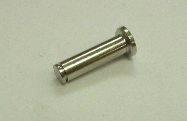 CONNECTING PIN / 5mm D x 19.9mm L /SINGLE E-CLIP GROOVE / PLATINUM / PREMIER J-1e HUDSON 4-6-4