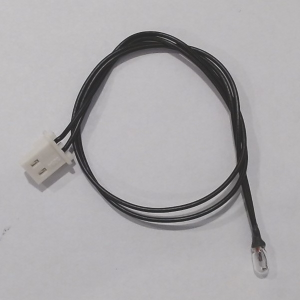 LAMP / 6V / 60mA / 3mm D x 6.3mm L / ASSORTED LENGTH WIRES / SINGLE LAMP / GRAIN OF WHEAT