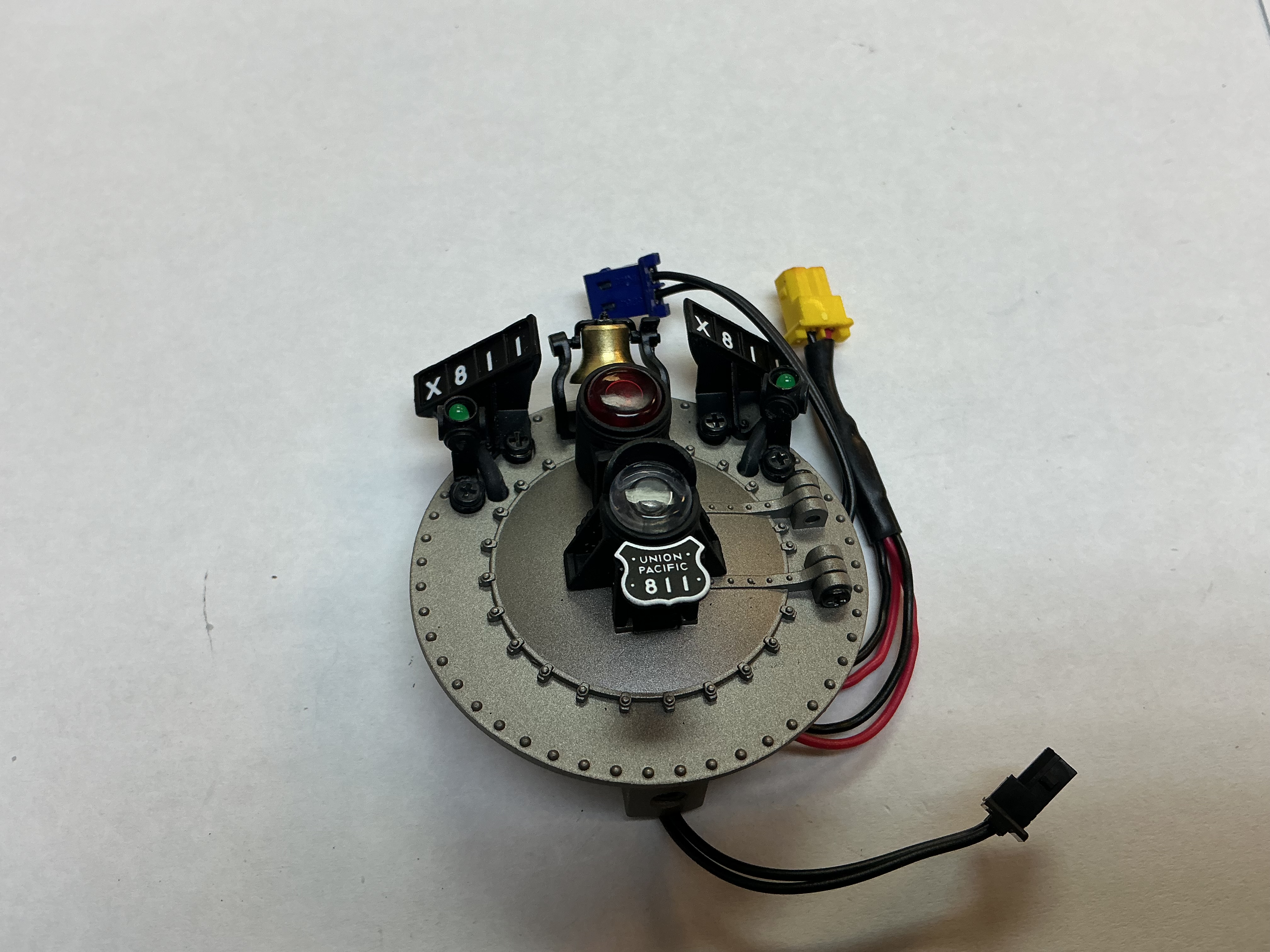 BOILER FRONT / COMPLETE / UP #811 / W/LAMPS & LEDS / MISSING BELL / PREMIER FEF 4-8-4