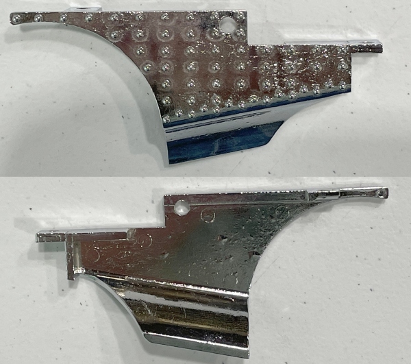 ASH PAN / DIE-CAST / LH / CHROME / TINPLATE STANDARD GAUGE 4694 / 1134