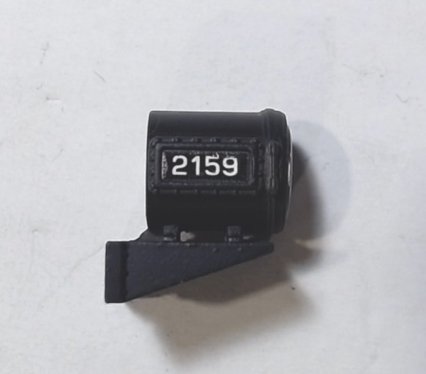HEADLIGHT HOUSING / BLACK  / #2159 / RAILKING B-6 0-6-0  