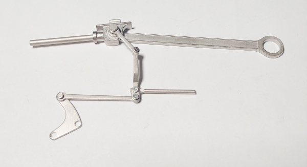 MAIN ROD & CROSSHEAD ASSEMBLY / SATIN NICKEL / MULTIPLE BEARING CROSSHEAD / LH / L-4b / PREMIER MOHAWK 4-8-2