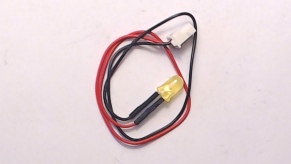 LED / YELLOW / 5mm DIAM / W/2-POS PLUG / *