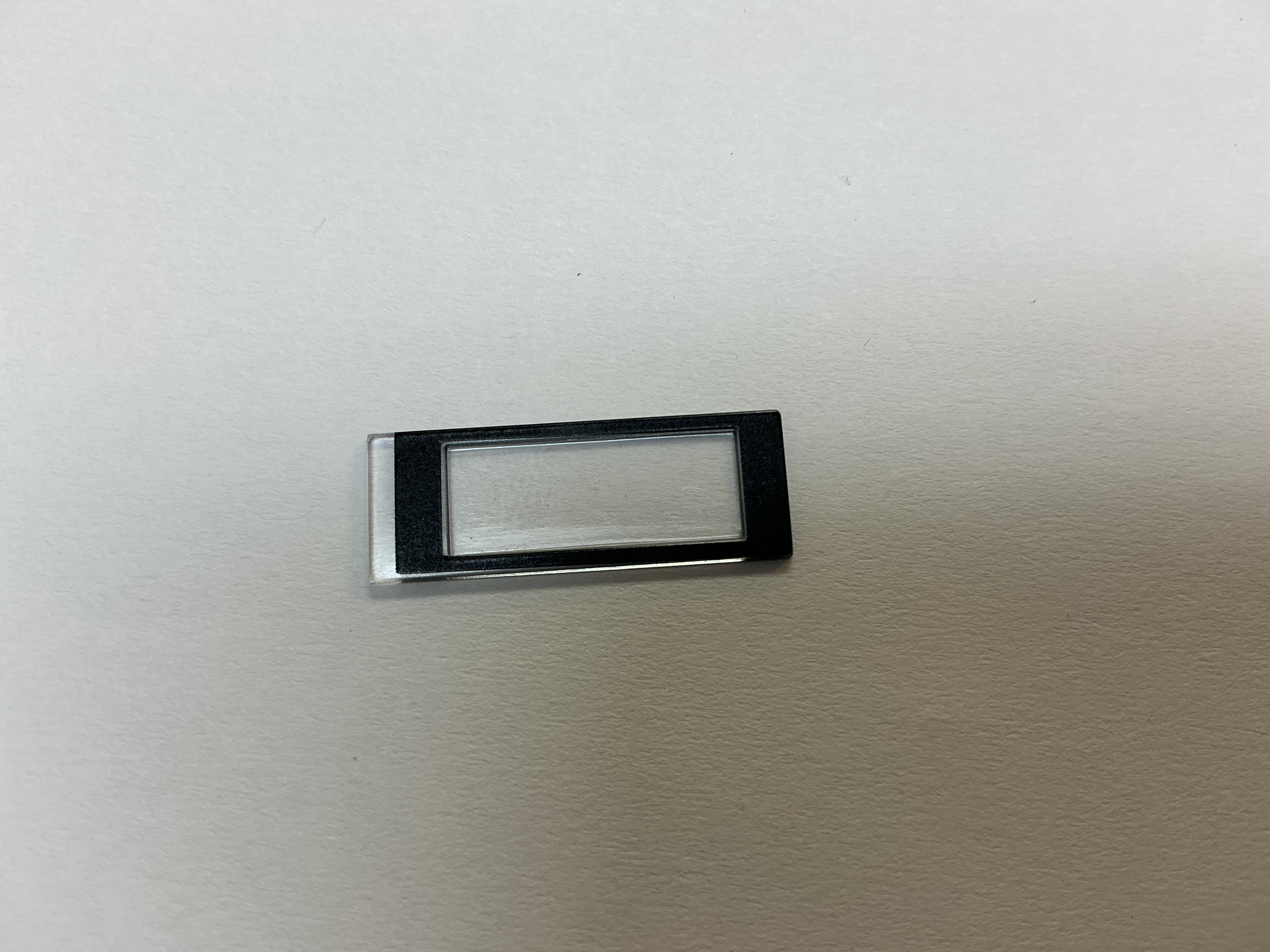 CAB WINDOW / SINGLE PANE / BLACK TRIM / PREMIER P-5a
