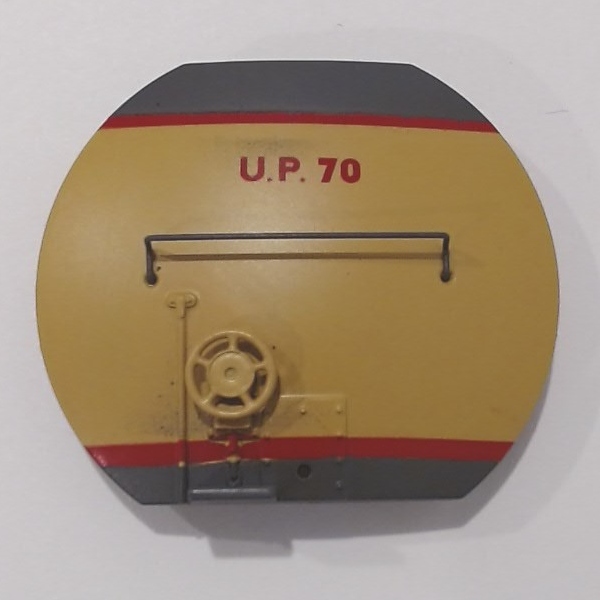 SHELL / END CAP / FUEL TENDER / UP #70 / HO SCALE UP VERANDA