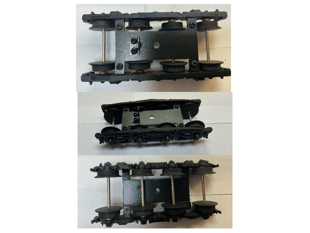 TENDER TRUCK / 8-WHEEL / FRONT / BLACK / W/LIMITER / PS 2 / PREMIER ATSF NORTHERN 4-8-4