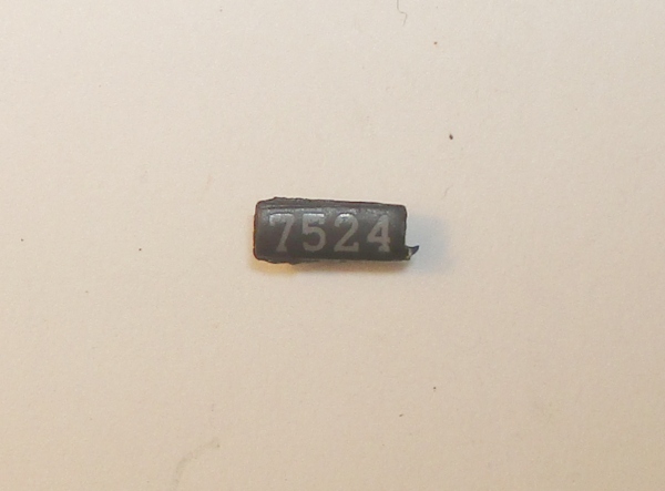 NUMBER BOARD / TENDER / LH & RH / FRONT & REAR / #7524 / PREMIER 0-6-0 SWITCHER