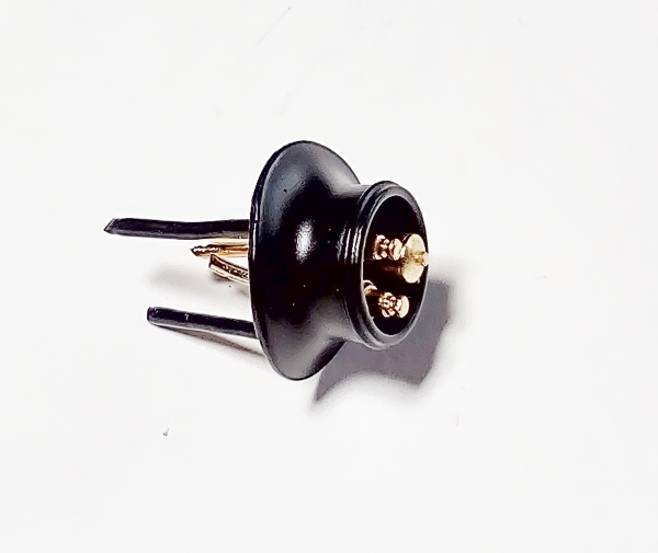 POP OFF VALVES / SET OF 3 / BLACK & BRASS / PREMIER ROYAL HUDSON 4-6-4