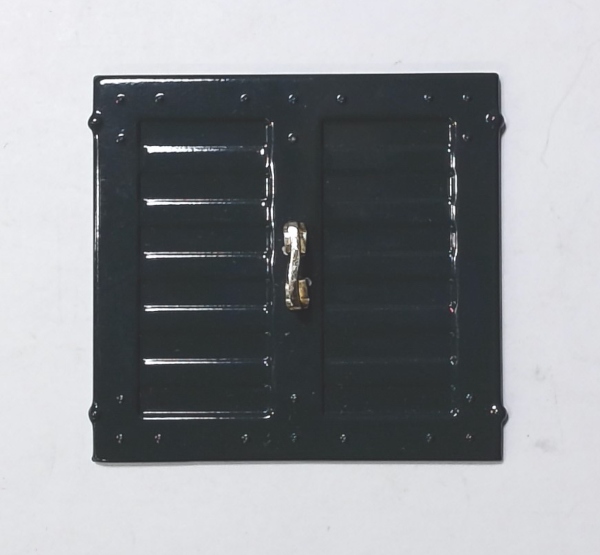 	 DOOR / 514 / DARK GREEN / WITH BRASS DOOR HANDLE  