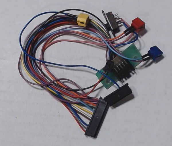 PCB / TETHER CONNECTOR / 10-POSITION / W/SPDT SWITCH / RAILKING & PREMIER STEAM LOCOMOTIVES / PROTOSOUND 2 5 VOLT