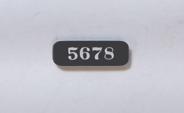 NUMBER BOARD / RF OR LR / PREMIER GP-9 / SP #5678