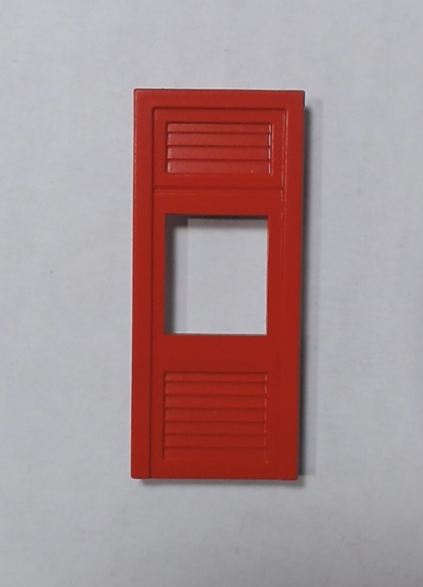 DOOR / 1-PANE WINDOW & LOUVERS / UNION 76 / RAILKING OPERATING GAS STATION