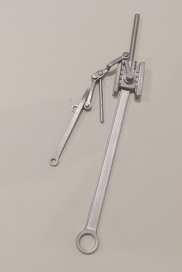 MAIN ROD & CROSSHEAD ASSEMBLY / SATIN NICKEL / LH / W/LUBRICATOR LINKAGE / PS 2 & 3 / PREMIER CLASS A 2-6-6-4