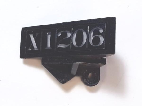 NUMBER BOARD HOUSING / RH / BOILER FRONT / #X1206 / RAILKING ONE GAUGE CHALLENGER 4-6-6-4