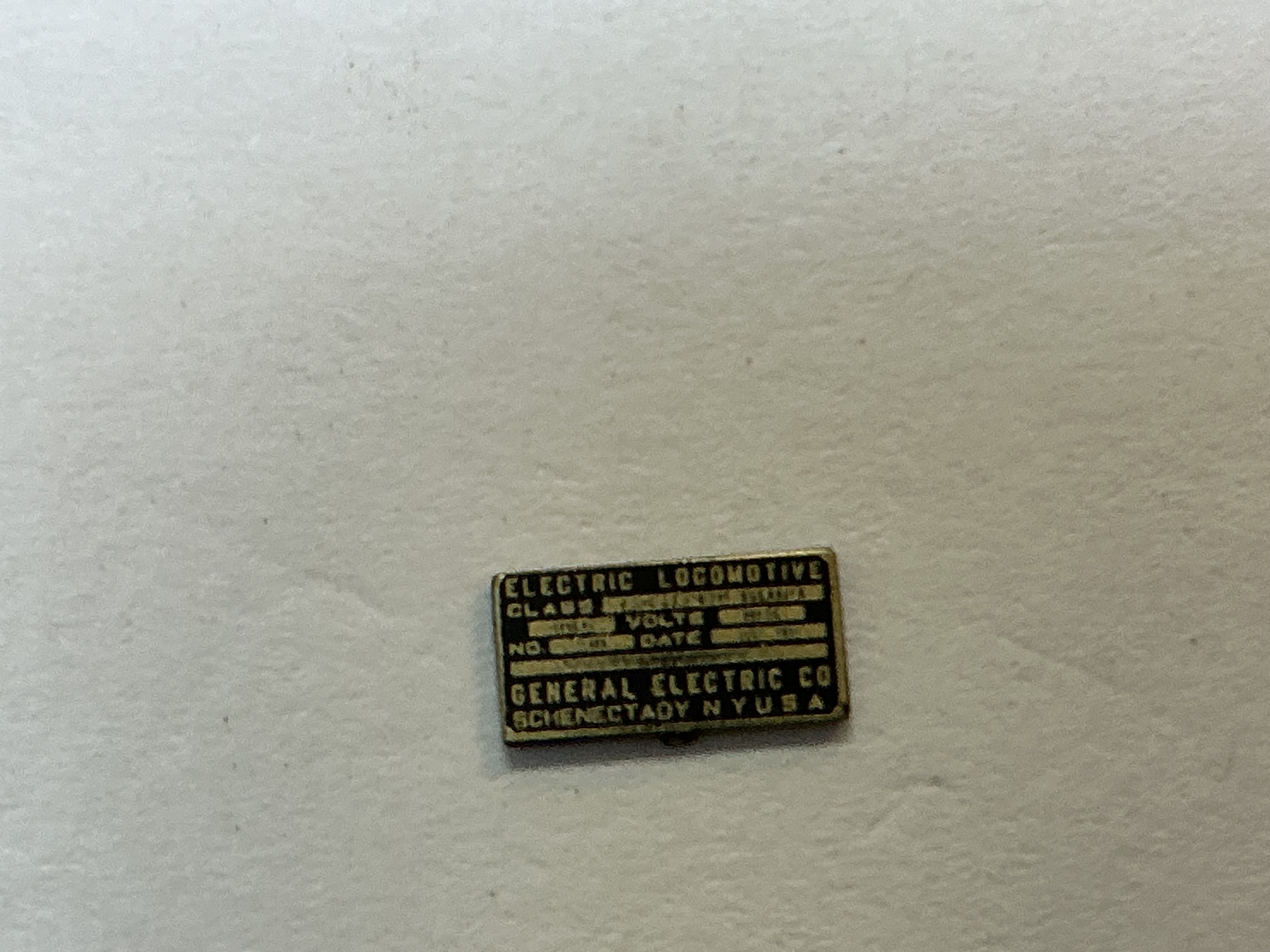 BUILDER PLATE / GENERAL ELECTRIC / #354 / PREMIER EP-3