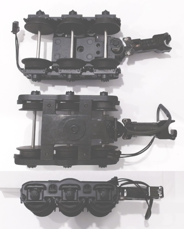 TENDER TRUCK / 6-WHEEL / REAR / W/PROTO-COUPLER / BLACK / PS 2 / PREMIER Y-6b 2-8-8-2