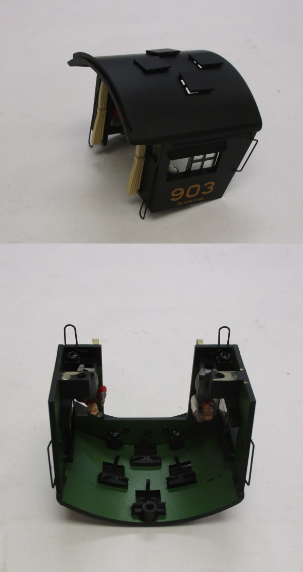 CAB / COMPLETE / SP&S #903 / W/FIGURES / W/WINDOWS / W/GREEN INTERIOR / PREMIER Z-6 CHALLENGER 4-6-6-4