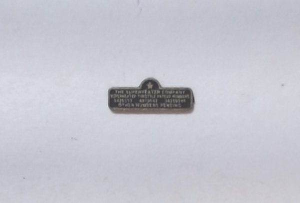 BUILDER PLATE / SUPERHEATER / PREMIER CHALLENGER 4-6-6-4