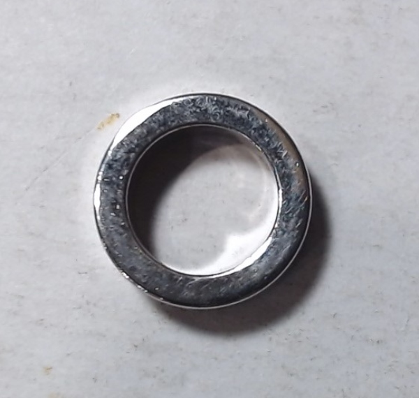 MAIN ROD SPACER / NICKEL / 10mm O.D. x 6.7mm I.D. x 3mm THICK 