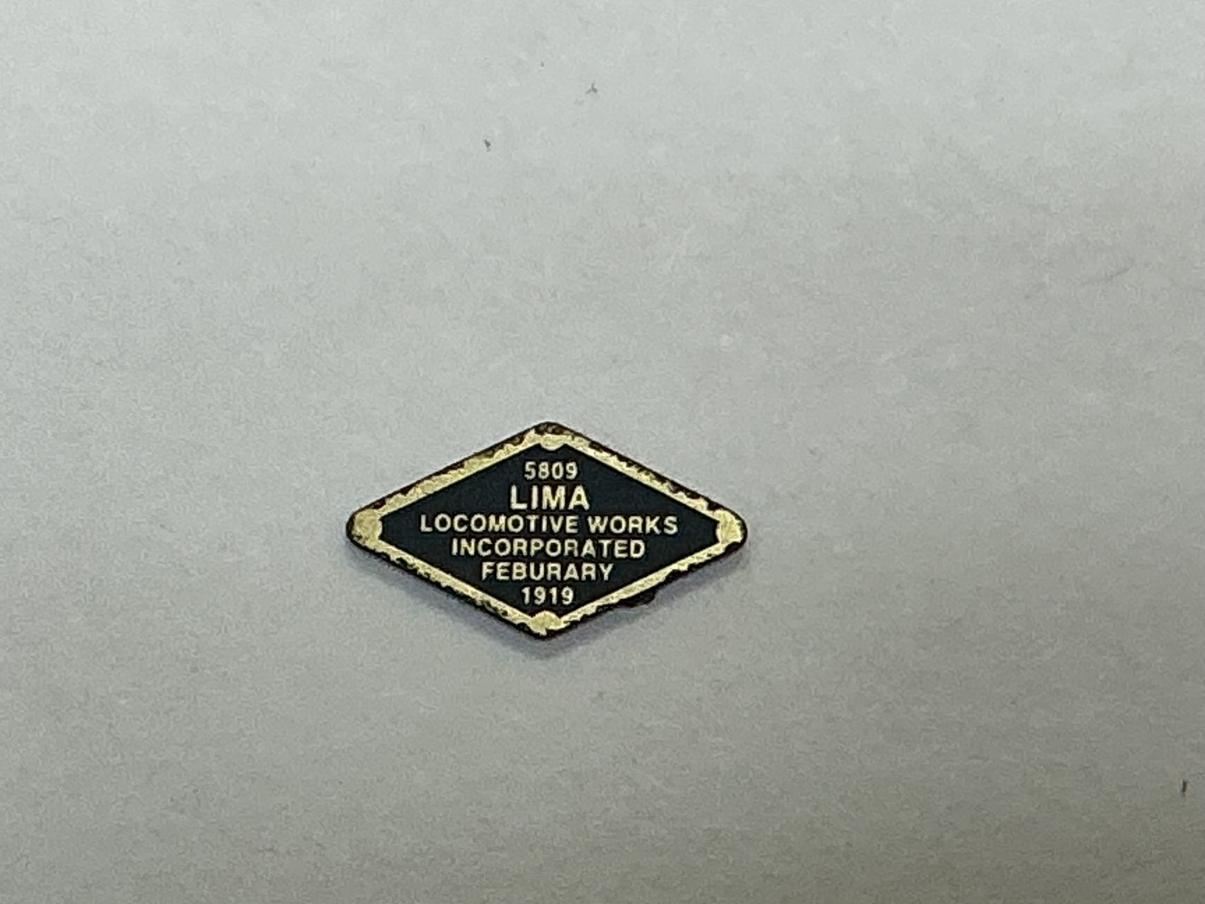 BUILDER PLATE / DIAMOND / LIMA / SOUTHERN #1514 / PREMIER LIGHT MIKADO 2-8-2