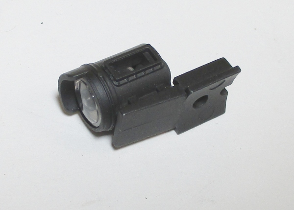 HEADLIGHT HOUSING / W/LENS / W/O NUMBER BOARDS / BLACK / FRONT OR REAR / PREMIER 4-TRUCK SHAY