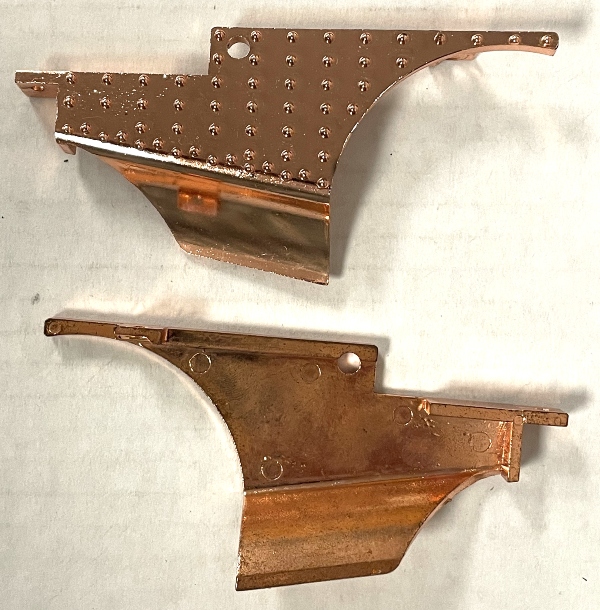 ASH PAN / DIE-CAST / RH / COPPER / TINPLATE STANDARD GAUGE IVES PROSPERITY SPECIAL 1134