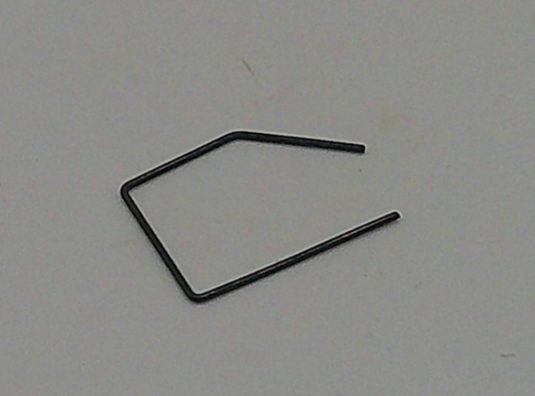 HANDRAIL / TENDER FRONT / LH OR RH / BLACK / HO SCALE GS-4 4-8-4