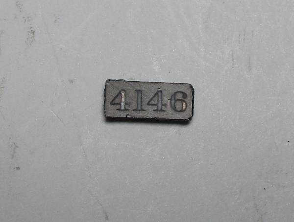 LENS / NUMBER BOARD / LH & RH / FOR REAR HEADLIGHT HOUSING / #4146 / PREMIER CAB FORWARD 