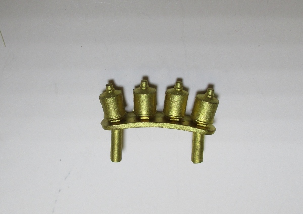 POP OFF VALVES / BOILER TOP / DULL BRASS / PREMIER N&W J 4-8-4