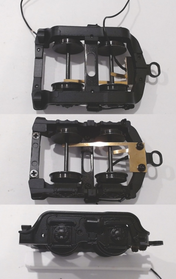 4-WHEEL TRAILING TRUCK / BLACK / PS 2 & 3 / 2-RAIL O SCALE / W/BRAKE CYLINDER / PREMIER BIG BOY 4-8-8-4 / PREMIER CHALLENGER 4-6-6-4