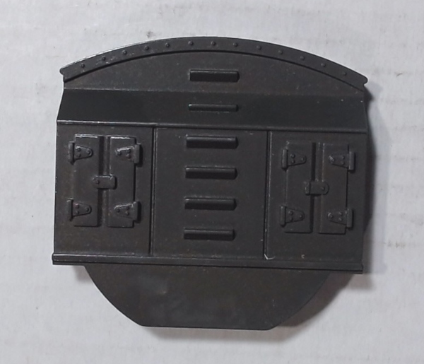 TENDER FRONT / CAST / PAINTED GRAY / TINPLATE O GAUGE 260 & 263 WHISTLE TENDER