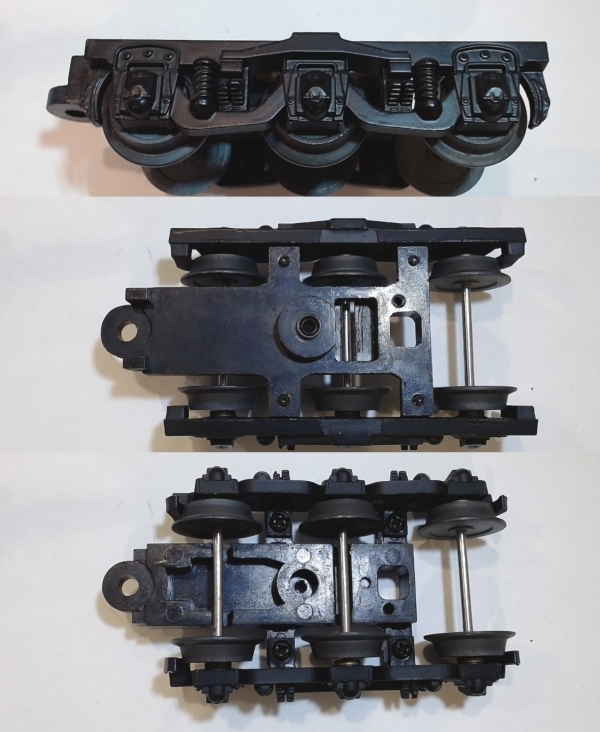 TRUCK / PASSENGER / 3-AXLE / W/O COUPLER / W/O PICK UP / BLACK / PREMIER MADISON CARS