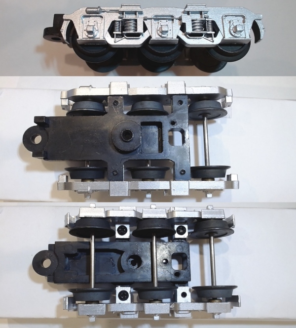 TRUCK / PASSENGER / 3-AXLE / W/O COUPLER / W/O PICK UP / SILVER / PREMIER 70' FULL VISTA DOME