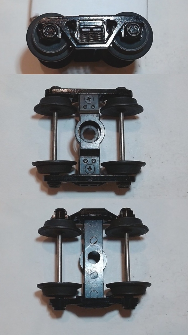 TRUCK / FREIGHT / 70-TON / W/O COUPLER / INTERMEDIATE / BLACK / PREMIER SPINE CARS