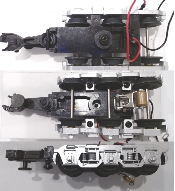 TRUCK / PASSENGER / 3-AXLE / W/MAGNETIC COUPLER / W/PICK UP / SILVER / PREMIER 70' FULL VISTA DOME