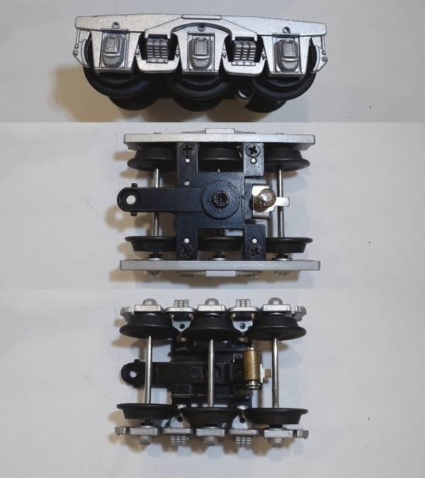 TRUCK / PASSENGER / 3-AXLE / W/O MAGNETIC COUPLER / W/PICK UP / SILVER / RAILKING O27 MADISON PASSENGER CARS