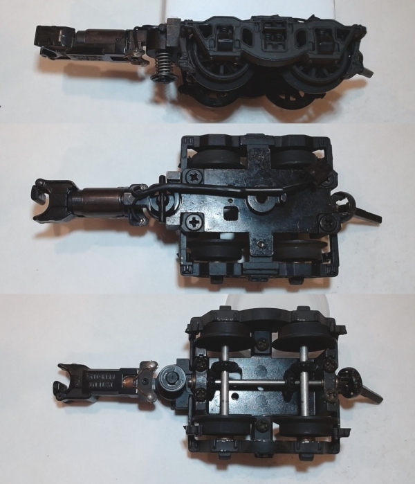 TENDER TRUCK / W/DRIVE SHAFT / W/PROTO-COUPLER / BLACK / PREMIER CLIMAX