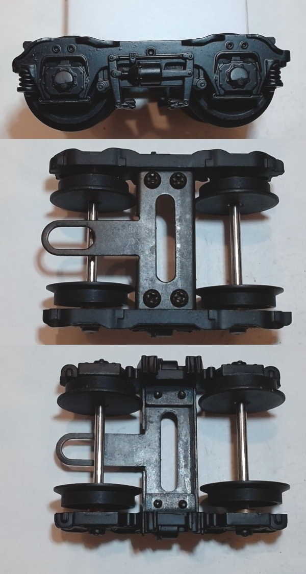 TENDER TRUCK / 4-WHEEL / FRONT / BLACK / #4018 / PS 1 / PREMIER BIG BOY 4-8-8-4 / YELLOWSTONE 2-8-8-4 / FEF 4-8-4