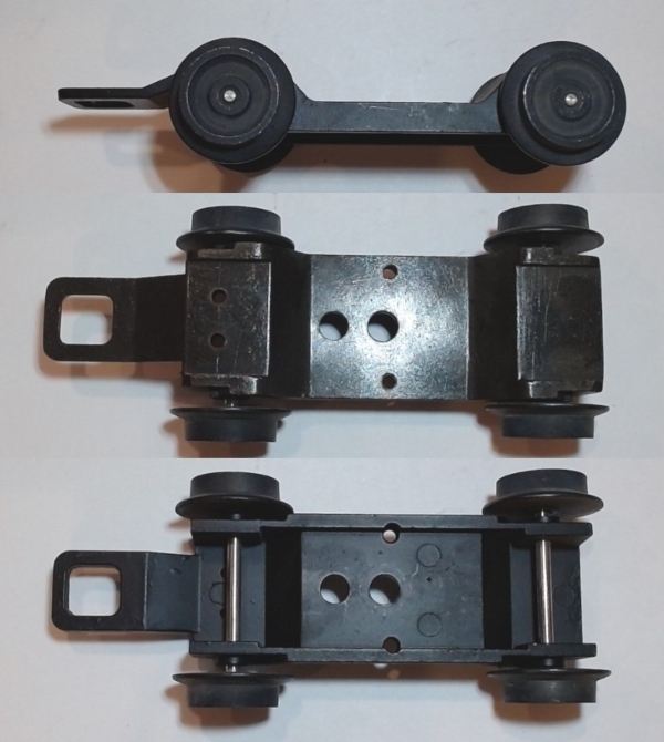 4-WHEEL PILOT TRUCK / BLACK / W/O BRAKE SHOES & PILOT PIVOT / PREMIER ESE HUDSON 4-6-4
