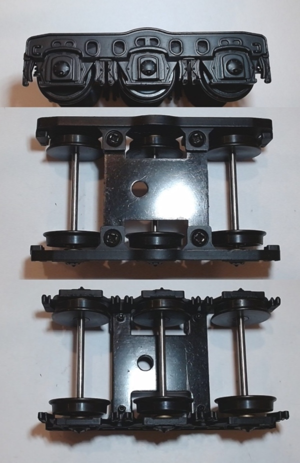 TENDER TRUCK / 6-WHEEL / FRONT / BLACK / PS 1 / PREMIER ESE HUDSON 4-6-4