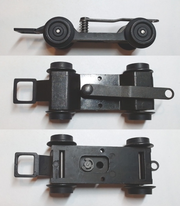 4-WHEEL PILOT TRUCK / 3-RAIL / BLACK / PREMIER GREENBRIER 4-8-4