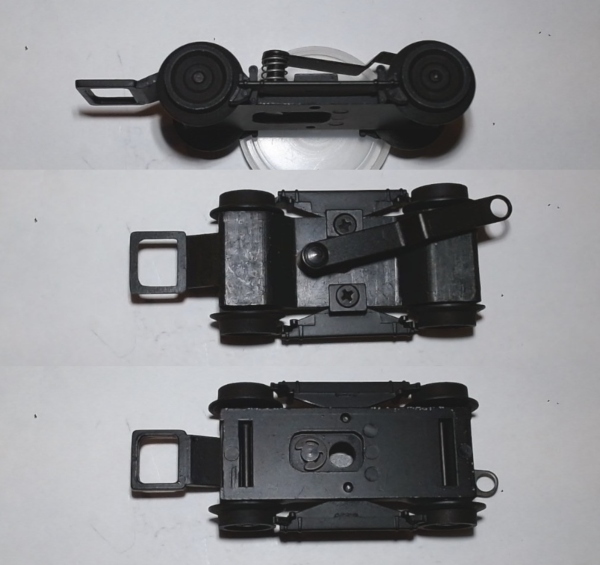 4-WHEEL PILOT TRUCK / W/BRAKE SHOES / BLACK / PREMIER FEF 4-8-4
